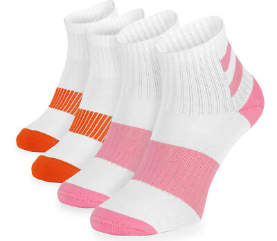 EVERYJOY Damen Socken 3-4 Paar Sportsocken Kurzsocken Baumwolle Atmungsaktiv