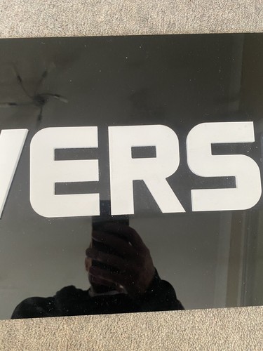 Converse Sign Perspex Large From D H Evan’s Oxford St Raised Lettering - Picture 6 of 9