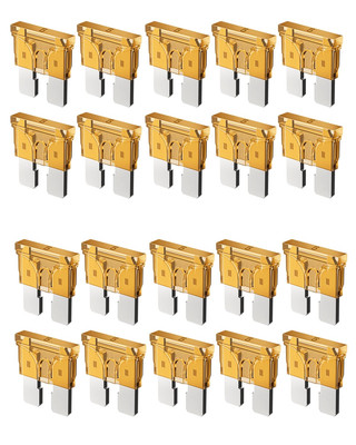 20Pcs 5A Standard Car Fuses - 5 AMP Automotive Fuses(Ato/Apr/Ats), 32V (12/24V)