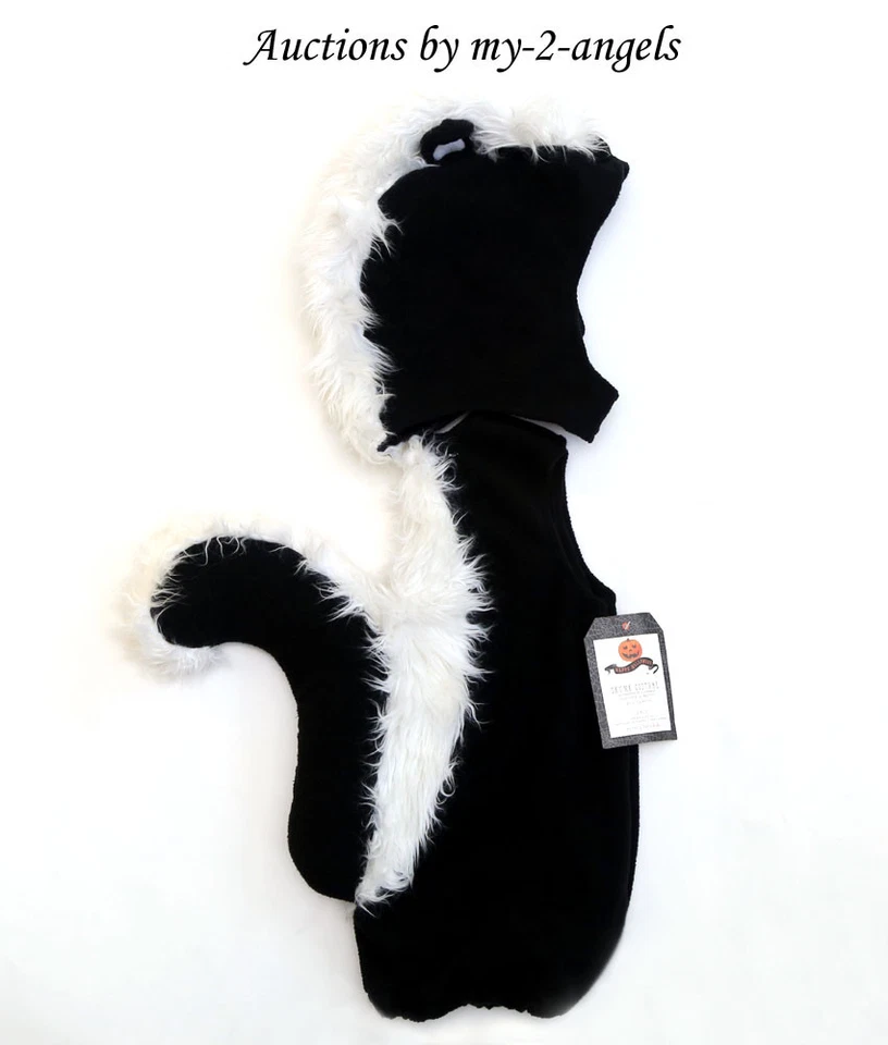 NEW Pottery Barn Kids BABY SKUNK HALLOWEEN COSTUME 12-24 18 MOS *little stinker - Image 2 of 3