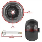 Ruote Piattaforma Bad Boy Kit Di 4 Ruote Per Ponte Tagliaerba Bad Boy - Compatibile Modelli 022-1000-00, 022-5234-98, Diametro 5 Pollici Kit 4 Ruote - Foto 10