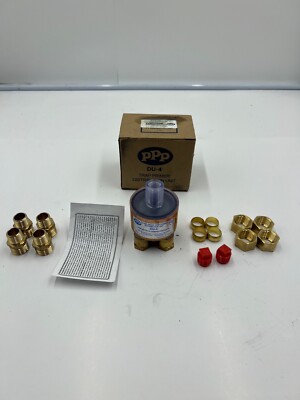 PPP Trap Primer Distribution Unit DU-4-625 3/8 in FNPT x 5/8 in Fitting Connect