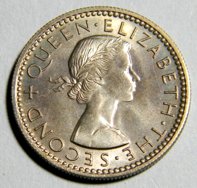 1961 New Zealand Sixpence (02042) | eBay