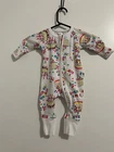 Bonds Zip Wondersuit Zippy Happy Birthday White Sz 000 Bnwt K44