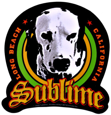 Sublime Lou Dog Sticker Decal Raggae, Rock n Roll, Ska, Punk