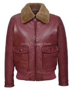 shearling collar jacket mens
