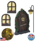 Zzicen Fairy Door for Tree Decorations - Miniature Fairy Garden Accessories O