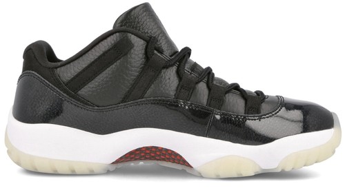 Air Jordan 11 Low 72-10 Retro Black Red 