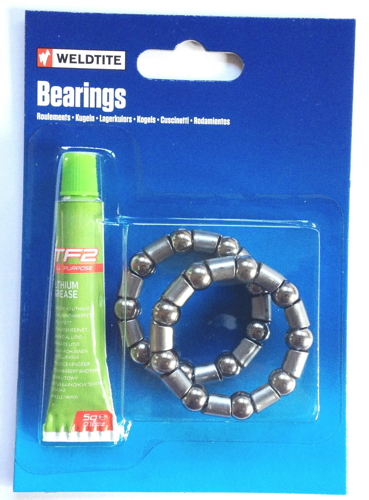 Weldtite CycleBicycleBike Caged Bottom BracketHeadset Bearings With