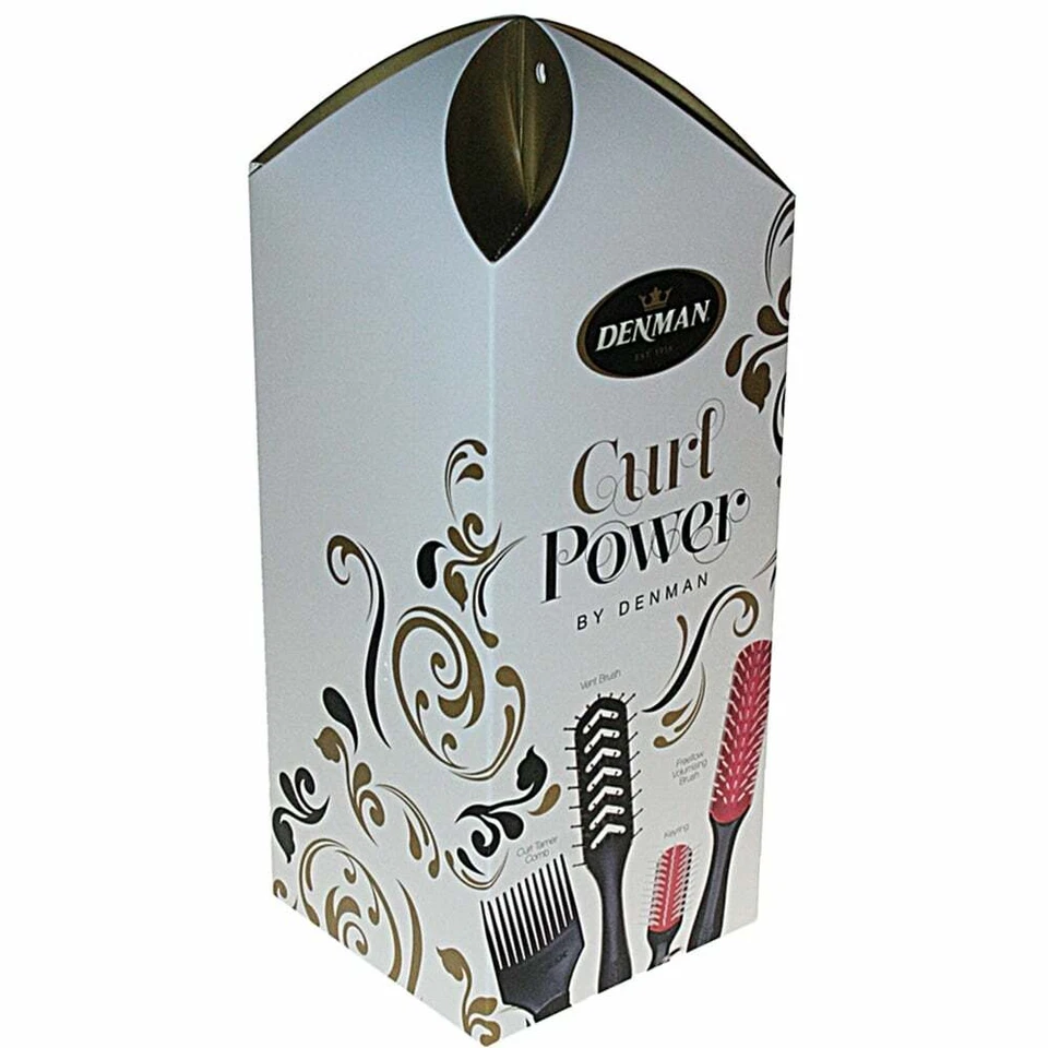 Denman Curl Power Brush Kit De Regalo Curl Tamer Mini Cepillo - Imagen 1 de 1