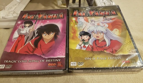 InuYasha Vol 47 49 Tragic Love Song of Destiny & On A Pale Horse BRAND NEW DVDs