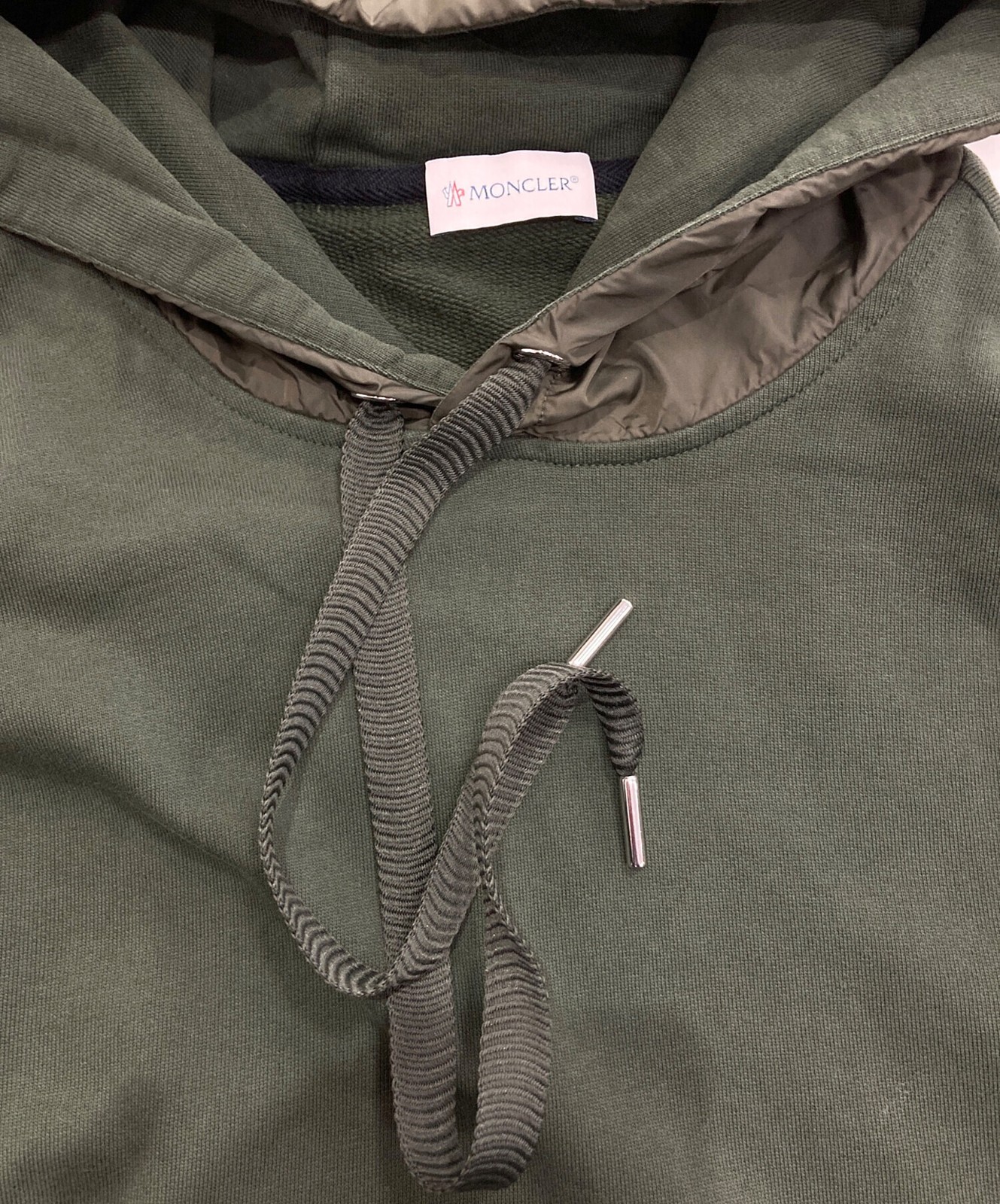 MONCLER/Nylon Switch Sweatshirt Hoodie H20918G00004 Green Size: M thumbnail 3