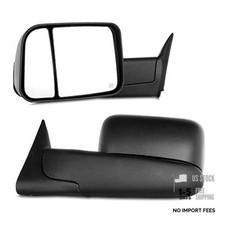 Towing Mirrors Fit 1998-2001 For Dodge For Ram 1500 2500 3500 Truck, Left and