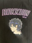 ROKKUIN Lock In Anime Graphic Print Black Cotton Men's T-Shirt XL — photo 4