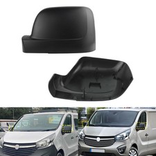 2x Spiegel Abdeckung Spiegelkappe Grundiert für Renault Trafic III, ab.05/2014-