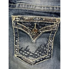 VIGOSS Women's Blue Denim Slim Boot Heritage Fit Jeans Size S14 L32