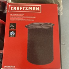 CRAFTSMAN CMXZVBE38773 Wet Application Filter for 5 to 20 Gallon Wet/Dry Vacs