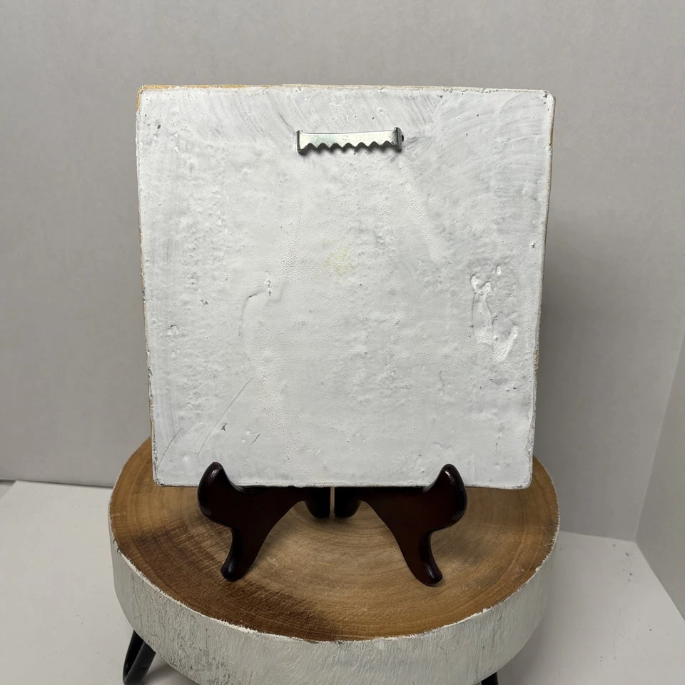 CERAMIC “SING AS THOUGH NO ONE CAN HEAR YOU” WALL PLAQUE HANGING 8”x8” MUSIC - Image 2 of 4