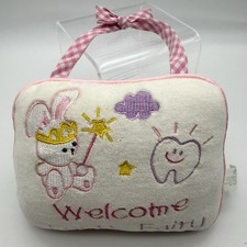 Russ Berrie  Welcome Tooth Fairy  Small 6  Pillow Plush Toy Tooth Holder