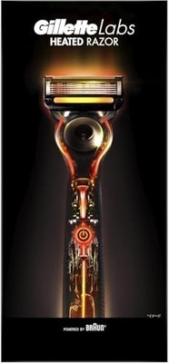 Gillette Labs beheizter Rasierer wasserdichte 5-Klingen-Kartuschen und Dock