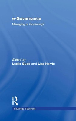 e-Governance | Managing or Governing? | Leslie Budd (u. a.) | Buch | Englisch