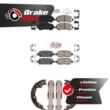 Front Rear Ceramic Disc Brake Pads Kit For 2007-2012 Nissan Sentra SE-R Spec V