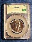 1961 Proof Franklin Half Dollar 50c CAC PF 66