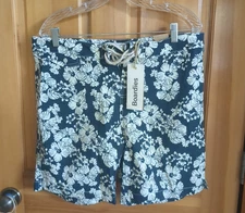 Mctavish Boardies Board Shorts Aloha Swim Surf Honolulu Blue Size 34 NWT