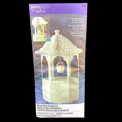 Party Express Hallmark Wishing Well Centerpiece Weddings Bridal Showers USA made