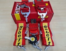 Sabelt 5 Point Harness - Red - Race Rally Drift Track Road Seatbelt