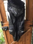 joe rocket gpx  leather trousers black,white,silver 34”