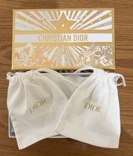 Christian Dior Holiday 2025 Gift Box 9"x 4.5  x 3 With Tissue  x2 Pouches