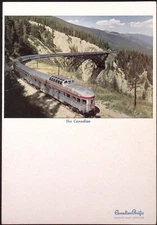 1957 Canadian Pacific Railway the Mountaineer Dining Car Service Menu