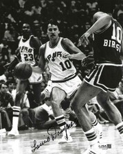 Signed  8x10 LOUIE DAMPIER San Antonio Spurs Autographed Photo w/JSA COA