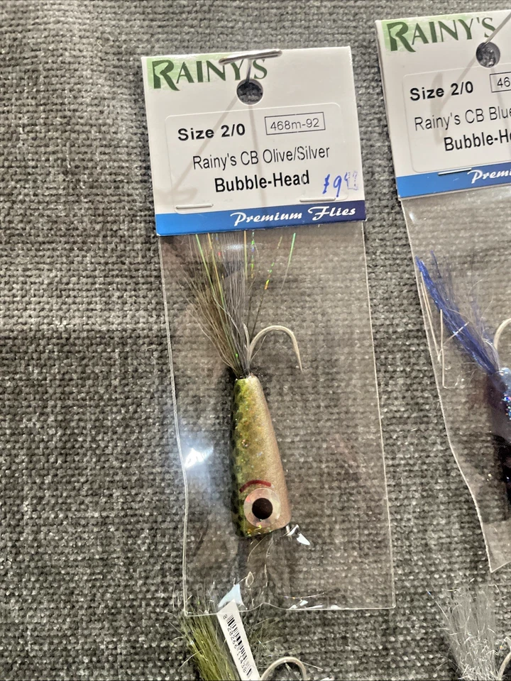 Lot Of 4 SALTWATER Rainy’s CB Bubble Head Flies - RAINY'S FLY FISHING      (R4) - Image 4 of 4