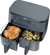 Ninja - Foodi 6-in-1 10-qt. XL 2-Basket Air Fryer with DualZone Technology  ...