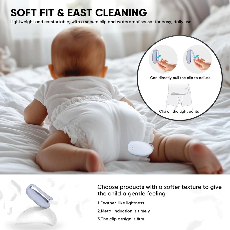 Bed Wetting Alarm for Boys and Girls - Wireless Pee Alarm with Magnetic Sensor, - Image 3 of 4