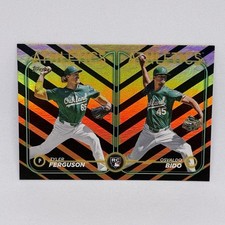 2024 Topps Update Tyler Ferguson & Osvaldo Bido #US69 Holiday Fall Foil Rookie