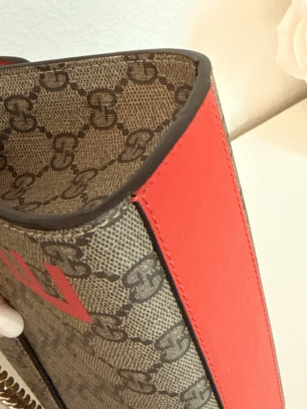 Authentic Gucci Small Padlock GG Supreme "LOVE" Shoulder Bag w/ dust bag image 7