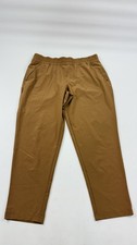 Columbia Pants Womens XL Omni-Shield Elastic Waist Hiking Zip Pocket Brown