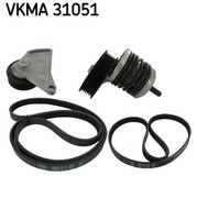 Keilrippenriemensatz SKF Vkma 31051 FüR Passat C5 B5 3B2 VW A6 3B5 A4 Audi TDI