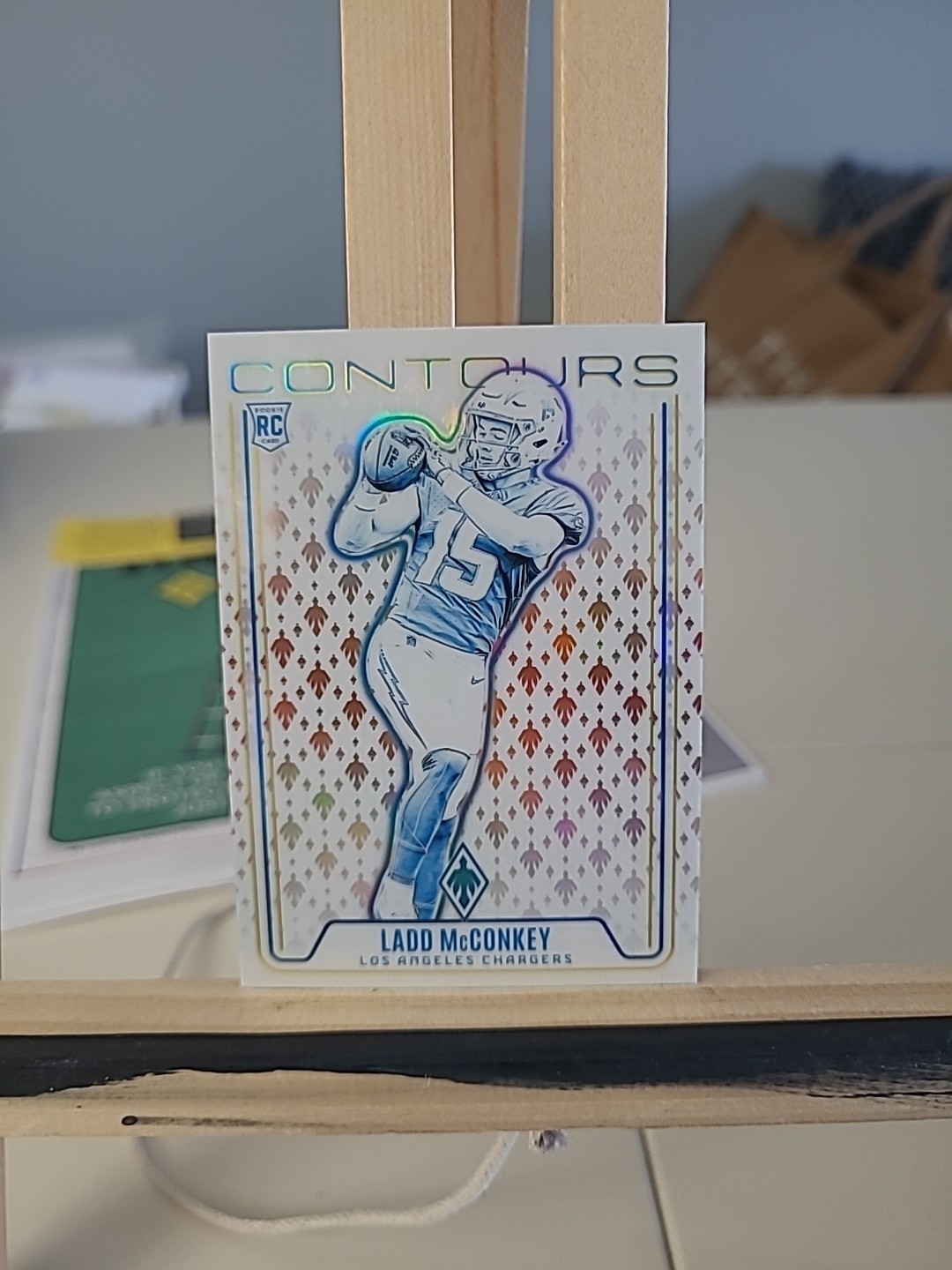 2024 Panini Phoenix - Contours Ladd McConkey #CON-LMY Orange (RC)