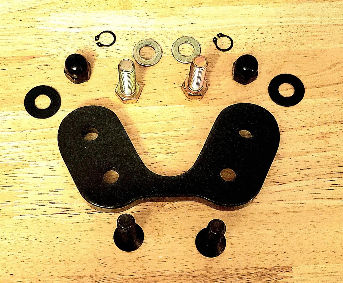 Black Honda Fury VT1300CX To Harley Handlebar Adapter Plate. | eBay