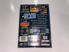College Slam (Sega Saturn, 1996) CIB Complete in Box with Registration Card NM!