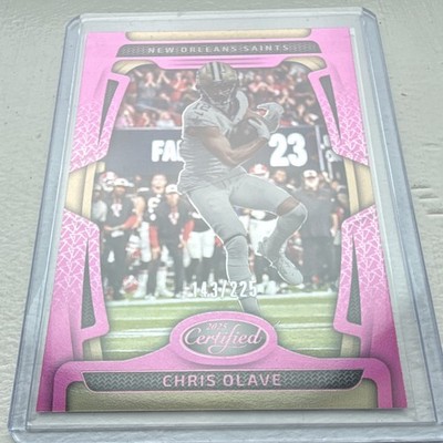 2025 Panini Certified - Chris Olave #71 Pink  /225 New Orleans Saints