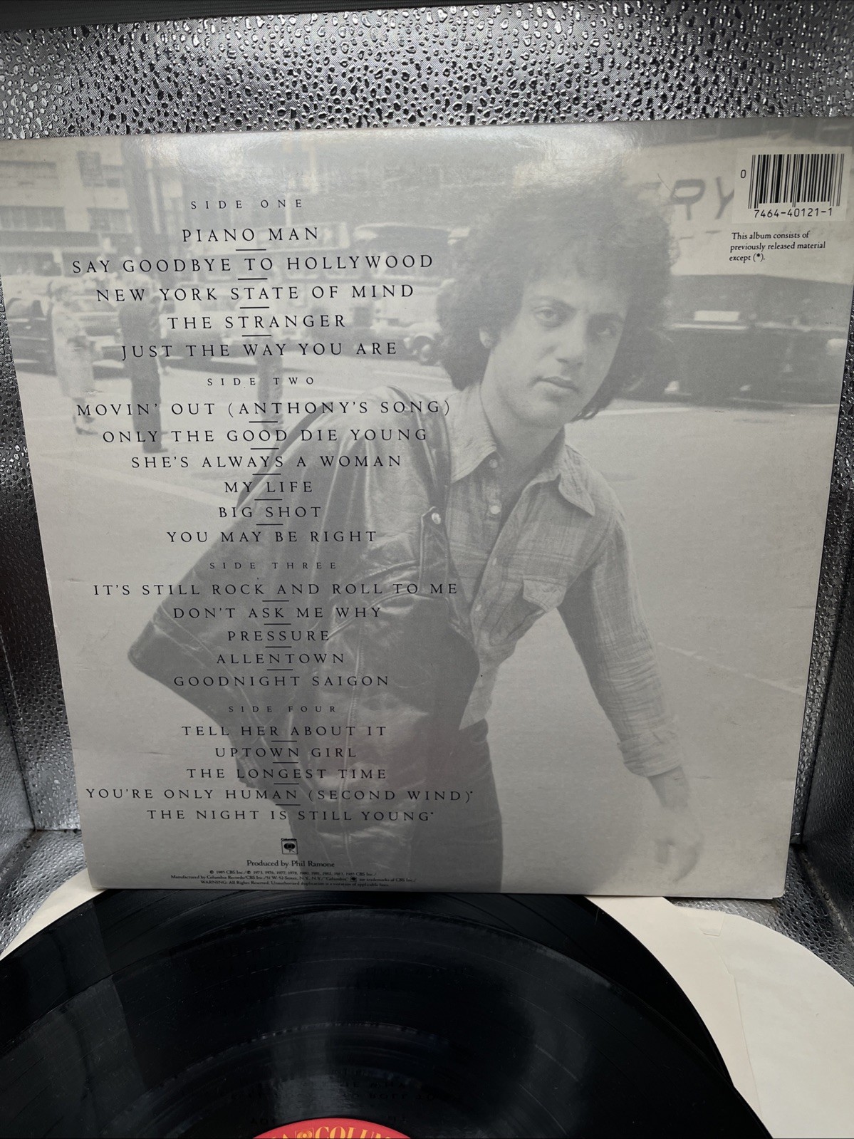 Billy Joel Greatest Hits Vol. 1 and II 1985 Columbia C2 40121 LP Vinyl Record