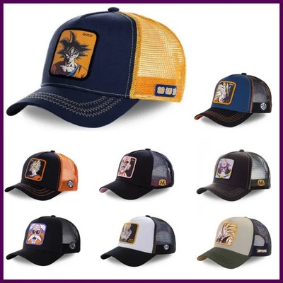New DBZ Embroidery Cap Summer Travel Men's Peaked Adjustable Trucker Visor Hats