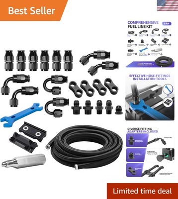 Complete 6AN PTFE Fuel Line Package - 30FT Hose & Installation Tools Included