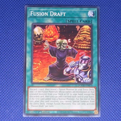 Fusion Draft DOOD-EN070 Common / Short Print Doom of Dimensions Yu-Gi-Oh LP