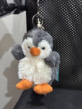 Jellycat Peanut Penguin Keychain Cute Plush Bag Charm NWT With Dust Bag Gift